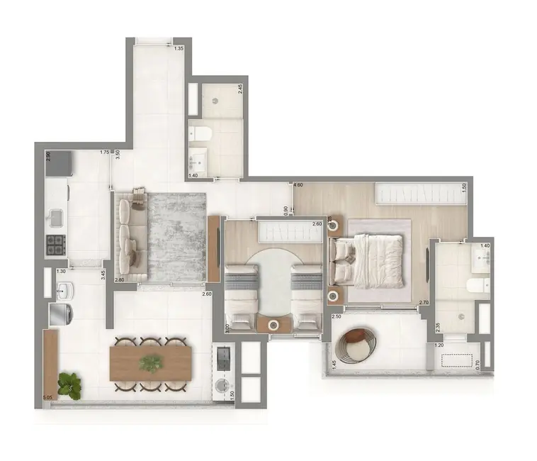 Foto 3 de Apartamento com 3 quartos à venda, 132m2 em Vila Mariana, São Paulo - SP