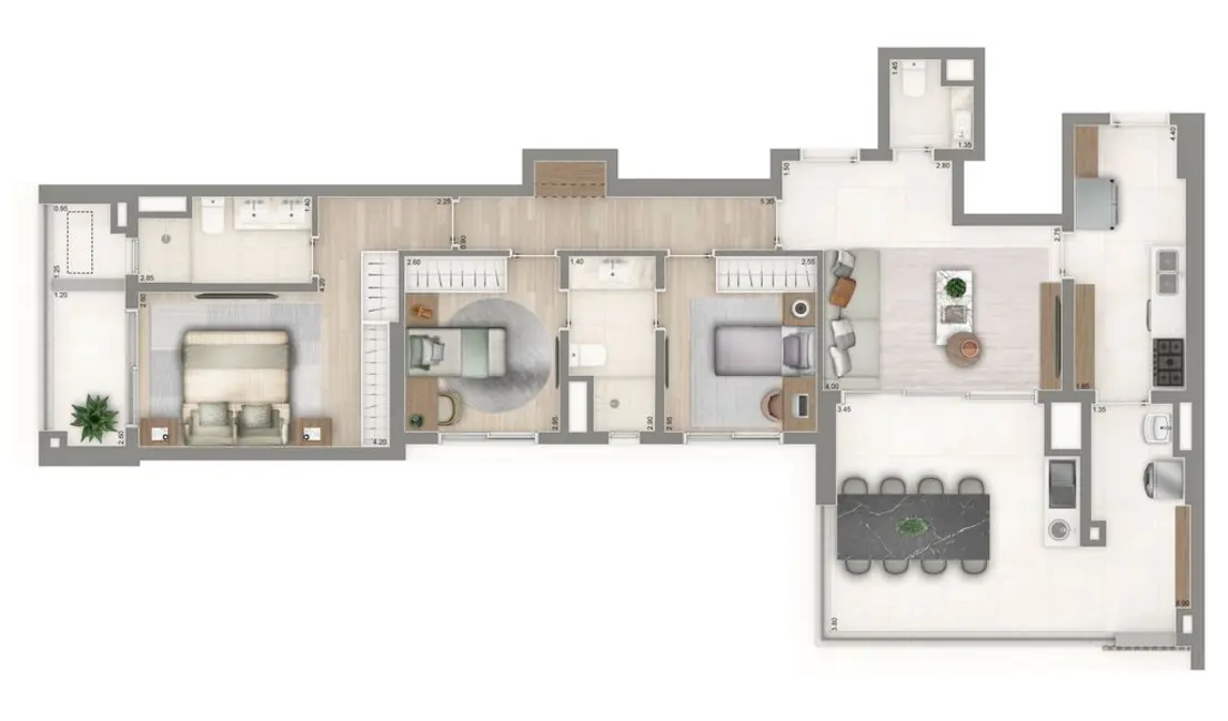 Foto 6 de Apartamento com 3 quartos à venda, 132m2 em Vila Mariana, São Paulo - SP