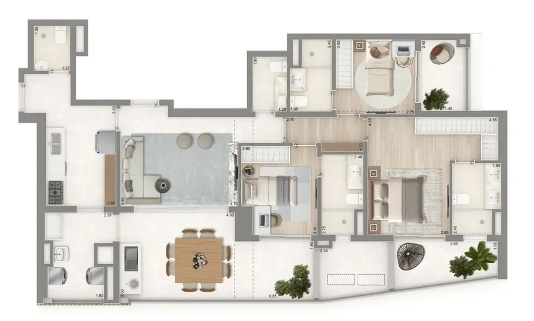 Foto 5 de Apartamento com 3 quartos à venda, 132m2 em Vila Mariana, São Paulo - SP