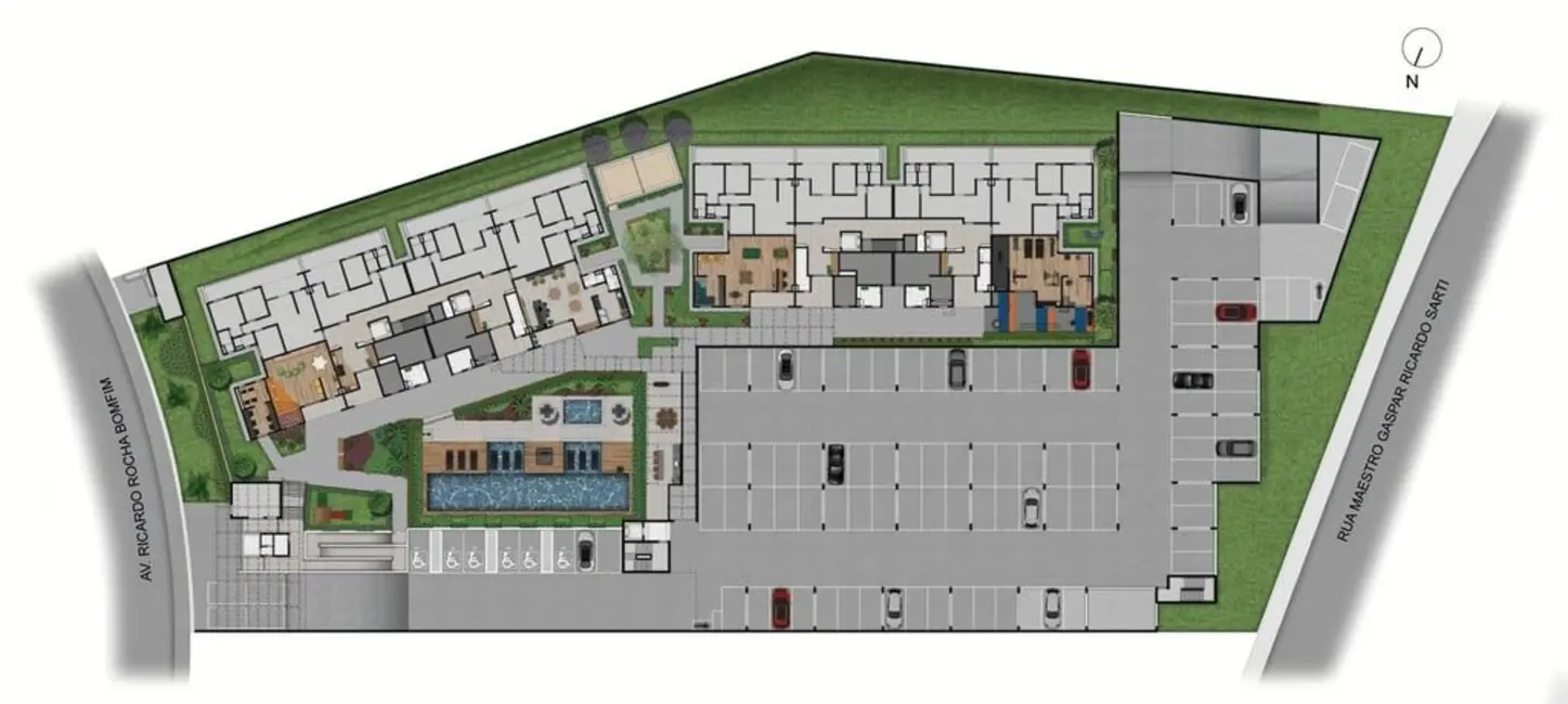 Apartamento com 2 quartos à venda, 58m2 em Loteamento Residencial Vila Bella Dom Pedro, Campinas - SP - imagem 4 Foto 4 de Apartamento com 2 quartos à venda, 58m2 em Loteamento Residencial Vila Bella Dom Pedro, Campinas - SP