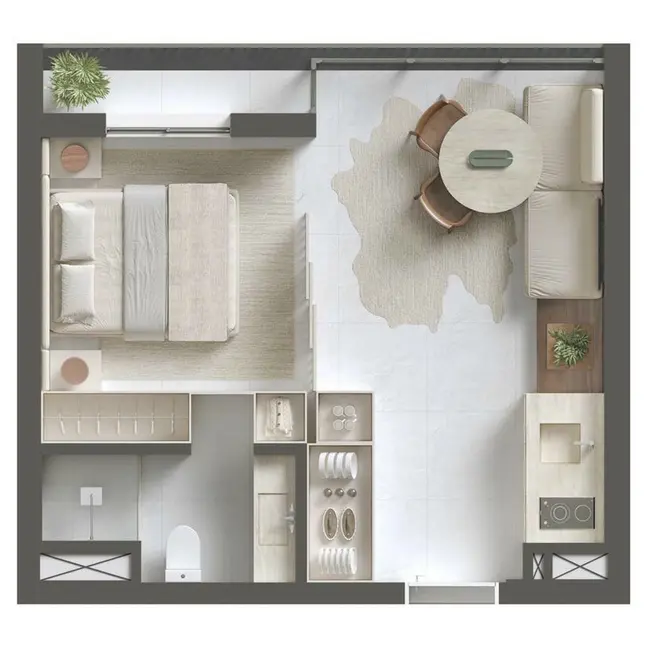 Kitnet com 1 quarto à venda, 19m2 em Paraíso, São Paulo - SP - imagem 9 Foto 9 de Kitnet com 1 quarto à venda, 19m2 em Paraíso, São Paulo - SP
