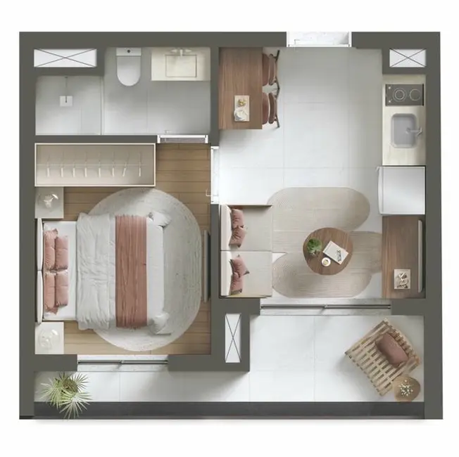 Kitnet com 1 quarto à venda, 19m2 em Paraíso, São Paulo - SP - imagem 8 Foto 8 de Kitnet com 1 quarto à venda, 19m2 em Paraíso, São Paulo - SP