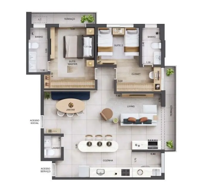 Foto 1 de Apartamento com 3 quartos à venda, 126m2 em Perdizes, São Paulo - SP