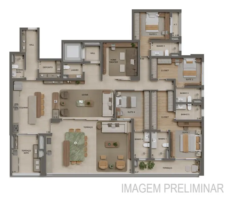 Foto 9 de Apartamento com 3 quartos à venda, 106m2 em Jardim Anália Franco, São Paulo - SP