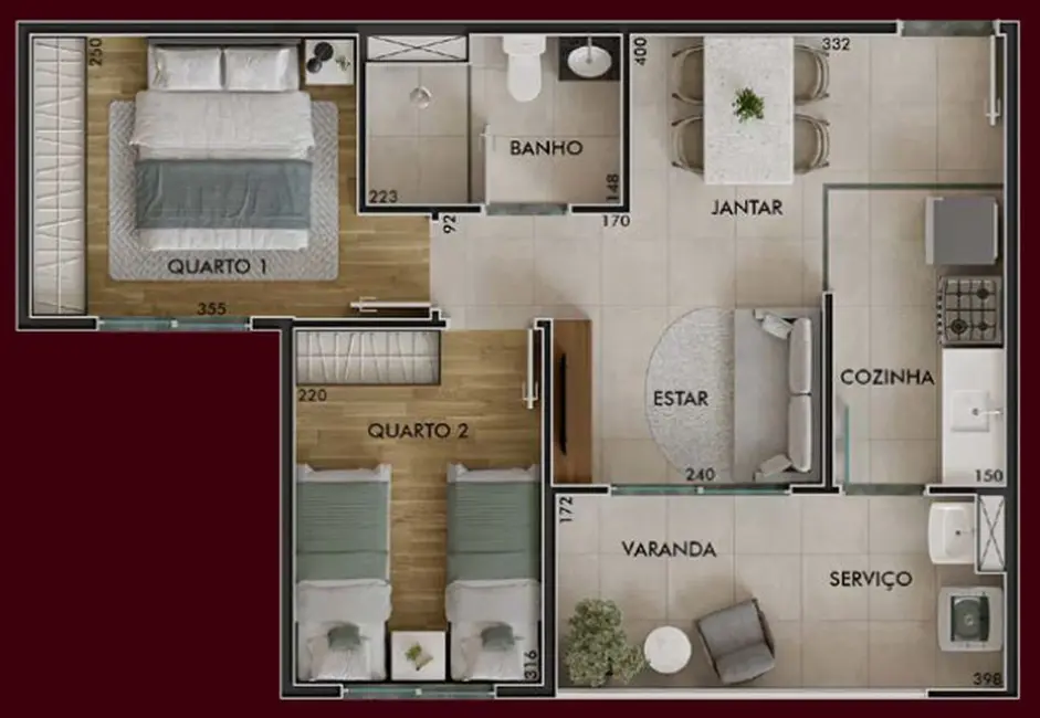Foto 3 de Apartamento com 2 quartos à venda, 42m2 em Santo Amaro, São Paulo - SP
