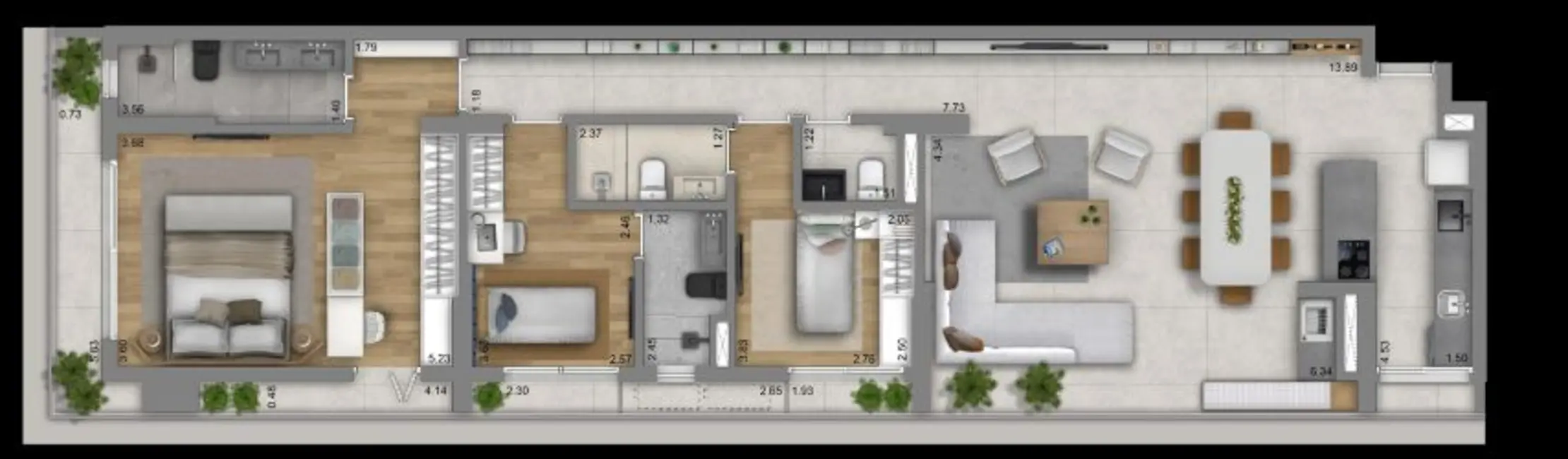 Foto 8 de Apartamento com 2 quartos à venda, 75m2 em Vila Madalena, São Paulo - SP