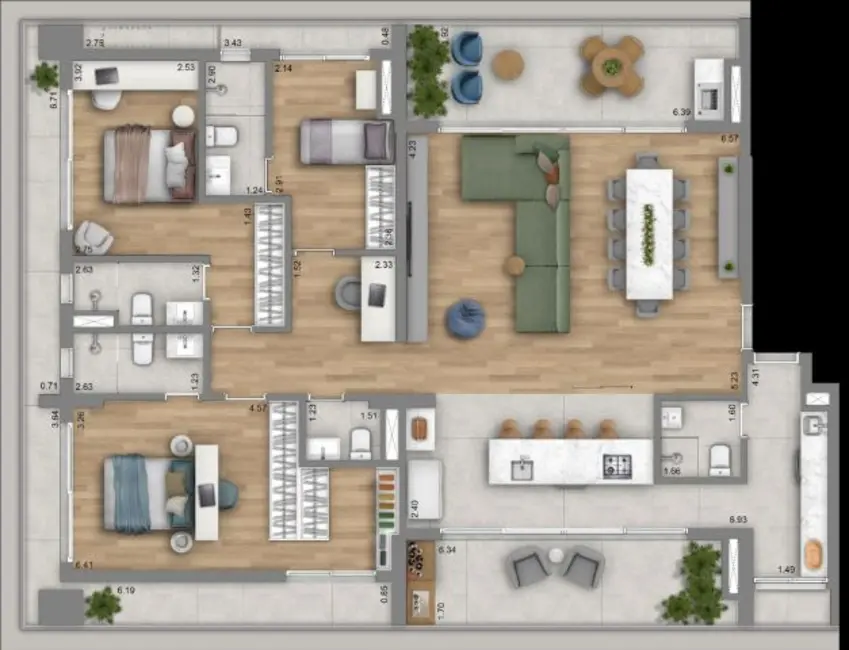 Foto 2 de Apartamento com 2 quartos à venda, 75m2 em Vila Madalena, São Paulo - SP