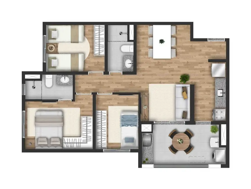 Apartamento com 2 quartos à venda, 52m2 em Santo Amaro, São Paulo - SP - imagem 2 Foto 2 de Apartamento com 2 quartos à venda, 52m2 em Santo Amaro, São Paulo - SP