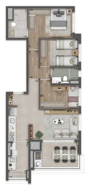 Kitnet com 1 quarto à venda, 26m2 em Butantã, São Paulo - SP - imagem 2 Foto 2 de Kitnet com 1 quarto à venda, 26m2 em Butantã, São Paulo - SP