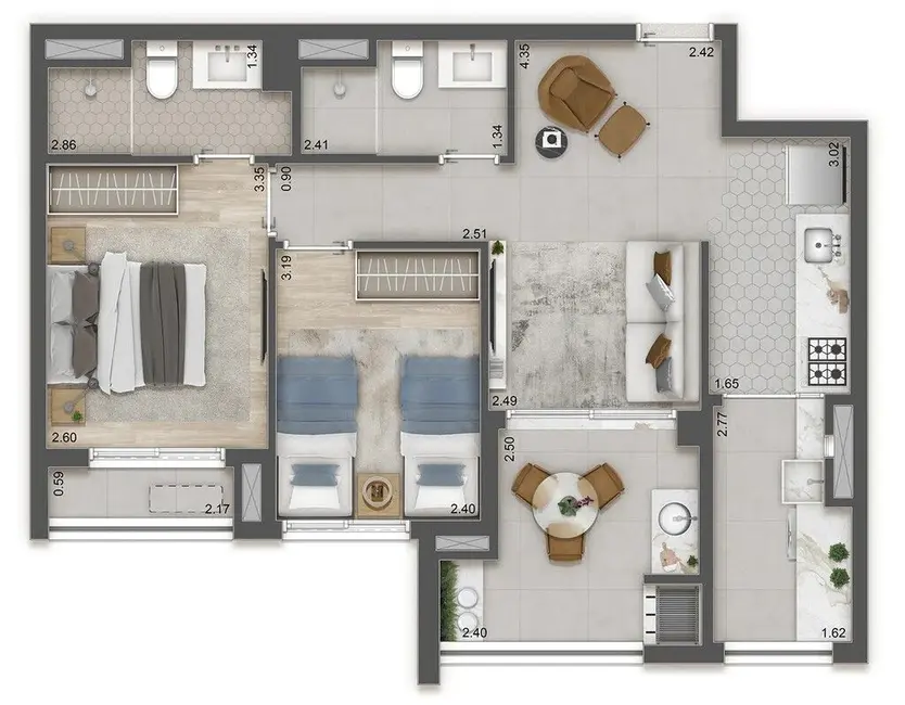 Kitnet com 1 quarto à venda, 26m2 em Butantã, São Paulo - SP - imagem 8 Foto 8 de Kitnet com 1 quarto à venda, 26m2 em Butantã, São Paulo - SP