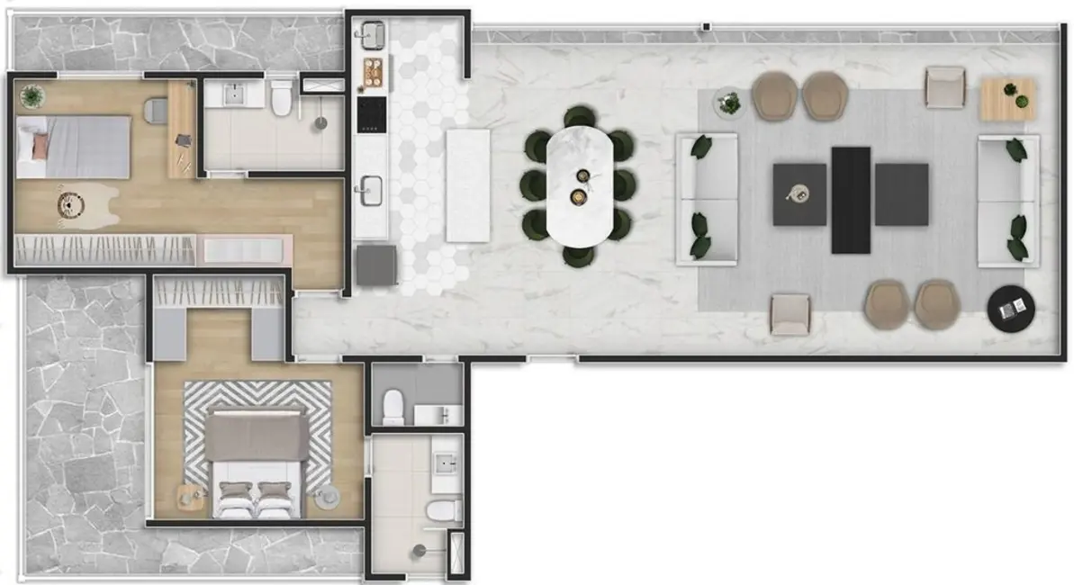Foto 4 de Apartamento com 2 quartos à venda, 82m2 em Indianópolis, São Paulo - SP