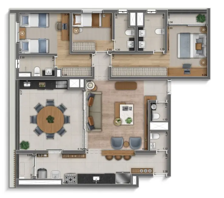 Apartamento com 3 quartos à venda, 91m2 em Perdizes, São Paulo - SP - imagem 2 Foto 2 de Apartamento com 3 quartos à venda, 91m2 em Perdizes, São Paulo - SP