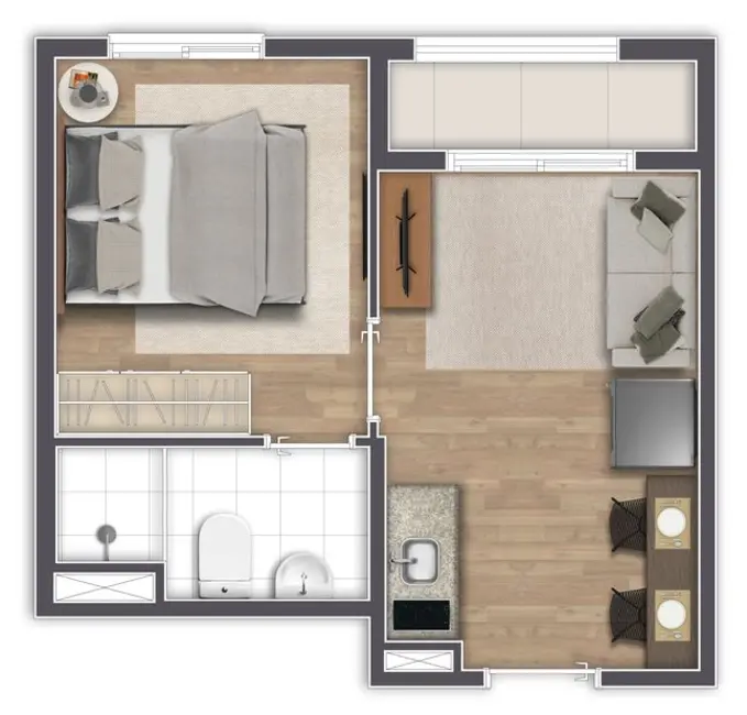 Apartamento com 1 quarto à venda, 34m2 em Mooca, São Paulo - SP - imagem 1 Foto 1 de Apartamento com 1 quarto à venda, 34m2 em Mooca, São Paulo - SP