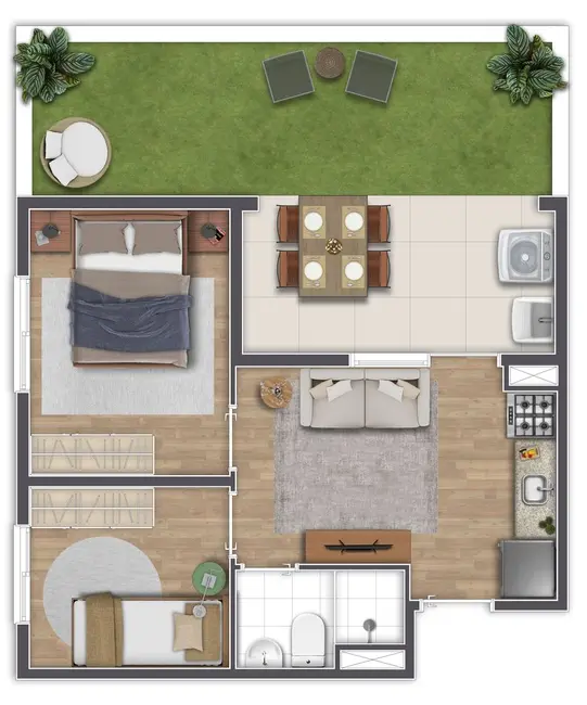 Apartamento com 1 quarto à venda, 34m2 em Mooca, São Paulo - SP - imagem 2 Foto 2 de Apartamento com 1 quarto à venda, 34m2 em Mooca, São Paulo - SP