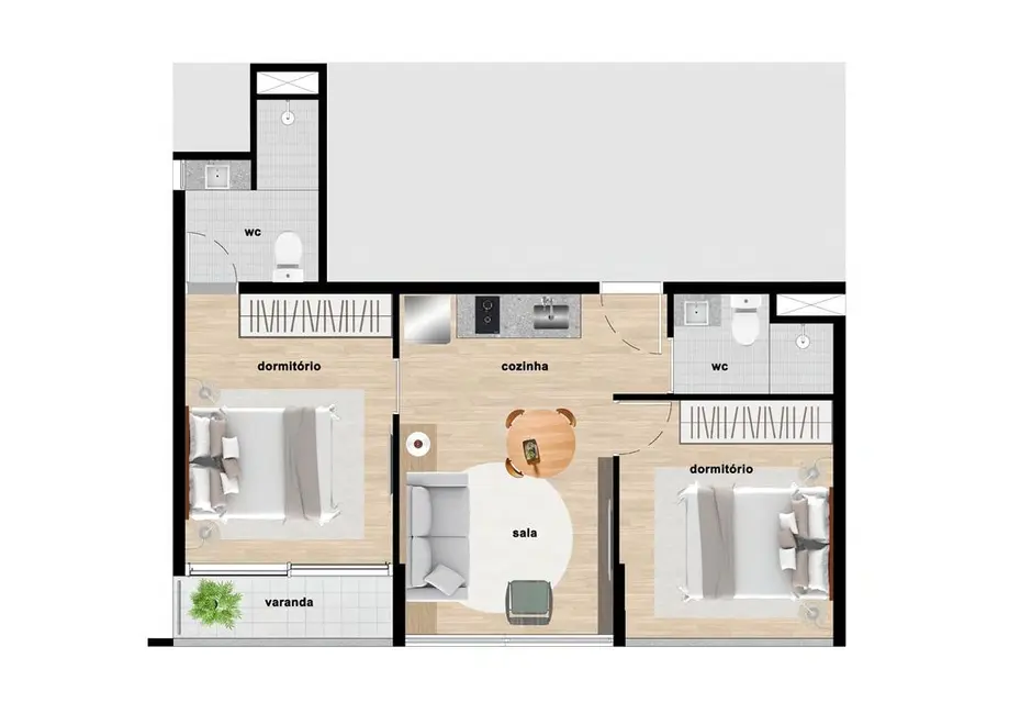 Foto 3 de Apartamento com 1 quarto à venda, 24m2 em Vila Olímpia, São Paulo - SP