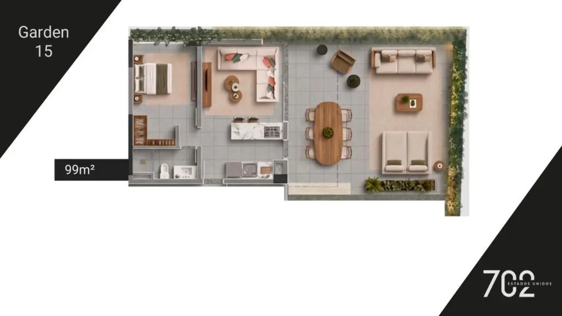 Foto 2 de Apartamento com 1 quarto à venda, 55m2 em Jardim América, São Paulo - SP