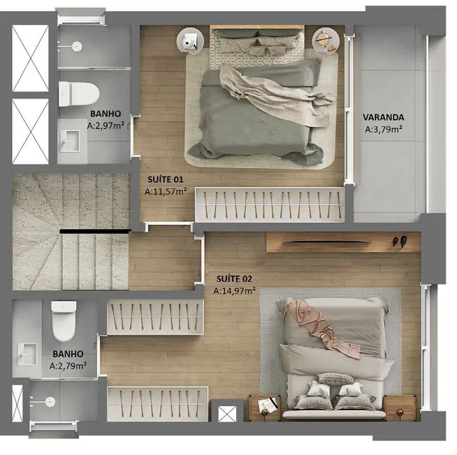 Foto 4 de Apartamento com 1 quarto à venda, 82m2 em Rio Branco, Porto Alegre - RS