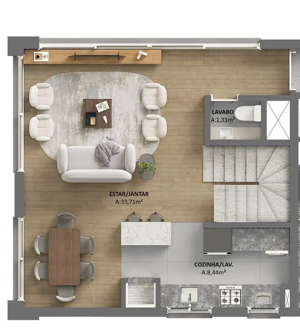 Foto 6 de Apartamento com 1 quarto à venda, 82m2 em Rio Branco, Porto Alegre - RS