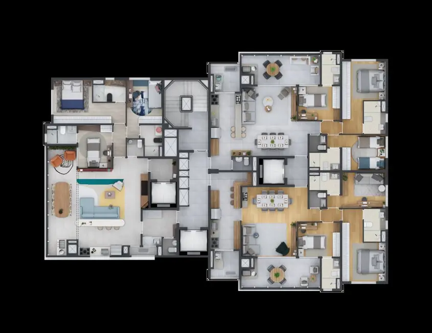 Apartamento com 3 quartos à venda, 121m2 em Moema, São Paulo - SP - imagem 6 Foto 6 de Apartamento com 3 quartos à venda, 121m2 em Moema, São Paulo - SP