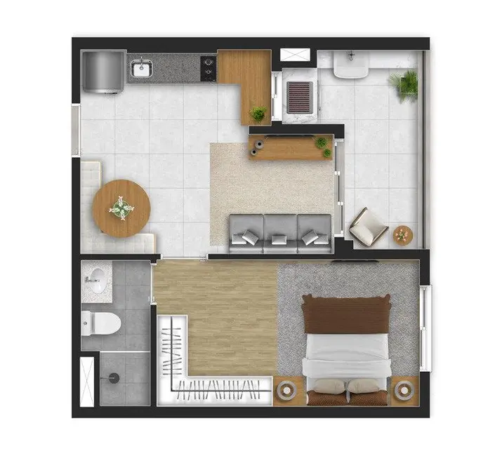 Foto 5 de Apartamento com 1 quarto à venda, 53m2 em Vila Dom Pedro I, São Paulo - SP