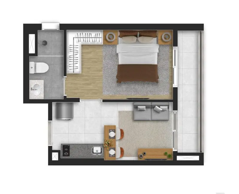 Foto 3 de Apartamento com 1 quarto à venda, 53m2 em Vila Dom Pedro I, São Paulo - SP