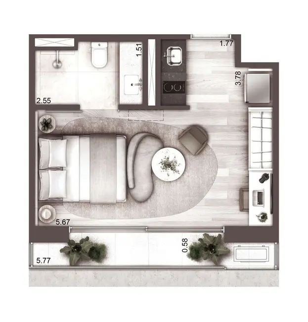 Apartamento com 2 quartos à venda, 91m2 em Higienópolis, São Paulo - SP - imagem 9 Foto 9 de Apartamento com 2 quartos à venda, 91m2 em Higienópolis, São Paulo - SP