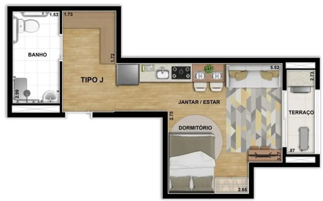 Foto 1 de Apartamento com 2 quartos à venda, 64m2 em Vila Santa Catarina, São Paulo - SP