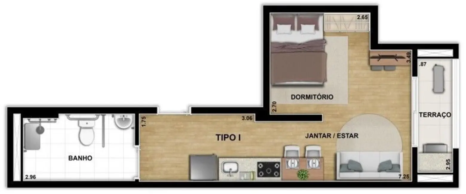 Foto 5 de Apartamento com 2 quartos à venda, 64m2 em Vila Santa Catarina, São Paulo - SP