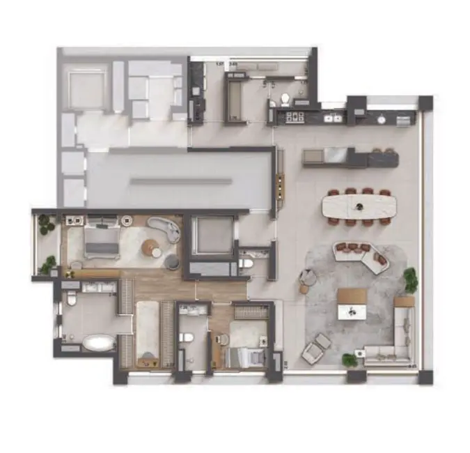 Cobertura com 4 quartos à venda, 276m2 em Jardim América, São Paulo - SP - imagem 3 Foto 3 de Cobertura com 4 quartos à venda, 276m2 em Jardim América, São Paulo - SP