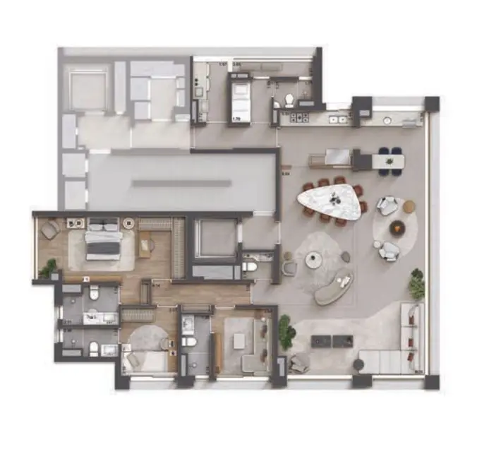 Cobertura com 4 quartos à venda, 276m2 em Jardim América, São Paulo - SP - imagem 2 Foto 2 de Cobertura com 4 quartos à venda, 276m2 em Jardim América, São Paulo - SP