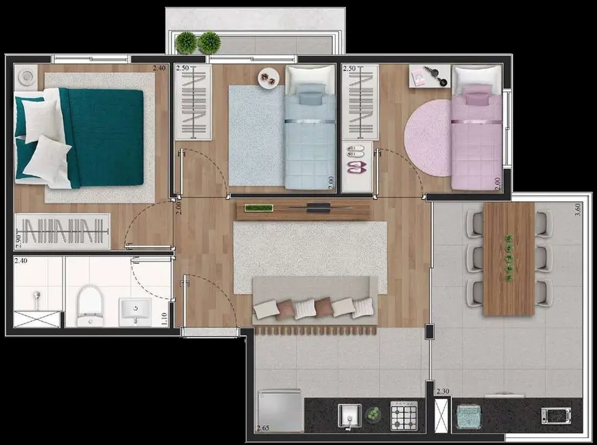 Foto 6 de Apartamento à venda, 42m2 em Vila Santa Catarina, São Paulo - SP