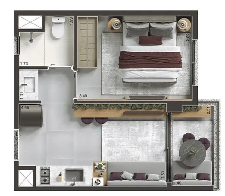 Foto 4 de Apartamento com 2 quartos à venda, 63m2 em Saúde, São Paulo - SP