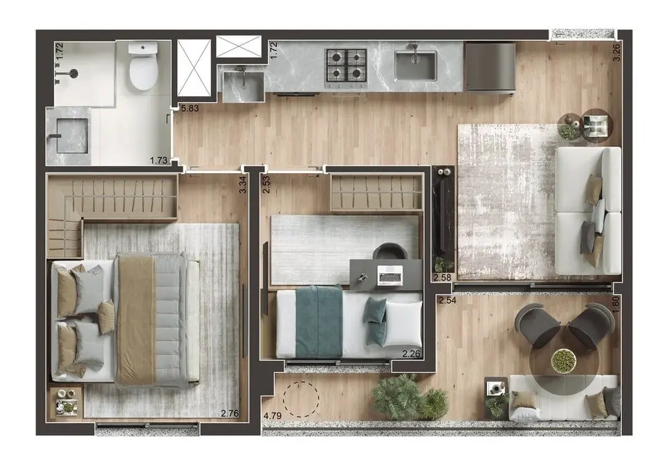 Foto 7 de Apartamento com 2 quartos à venda, 63m2 em Saúde, São Paulo - SP