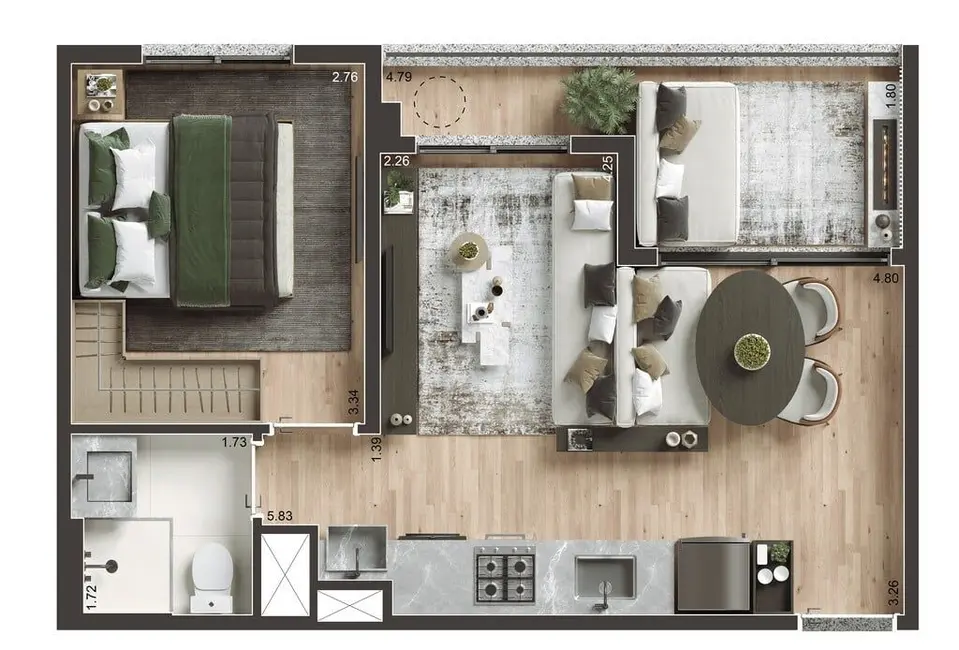 Foto 5 de Apartamento com 2 quartos à venda, 63m2 em Saúde, São Paulo - SP
