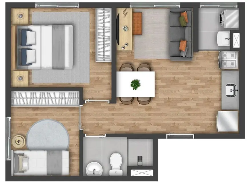 Apartamento com 1 quarto à venda, 30m2 em São Mateus, São Paulo - SP - imagem 2 Foto 2 de Apartamento com 1 quarto à venda, 30m2 em São Mateus, São Paulo - SP