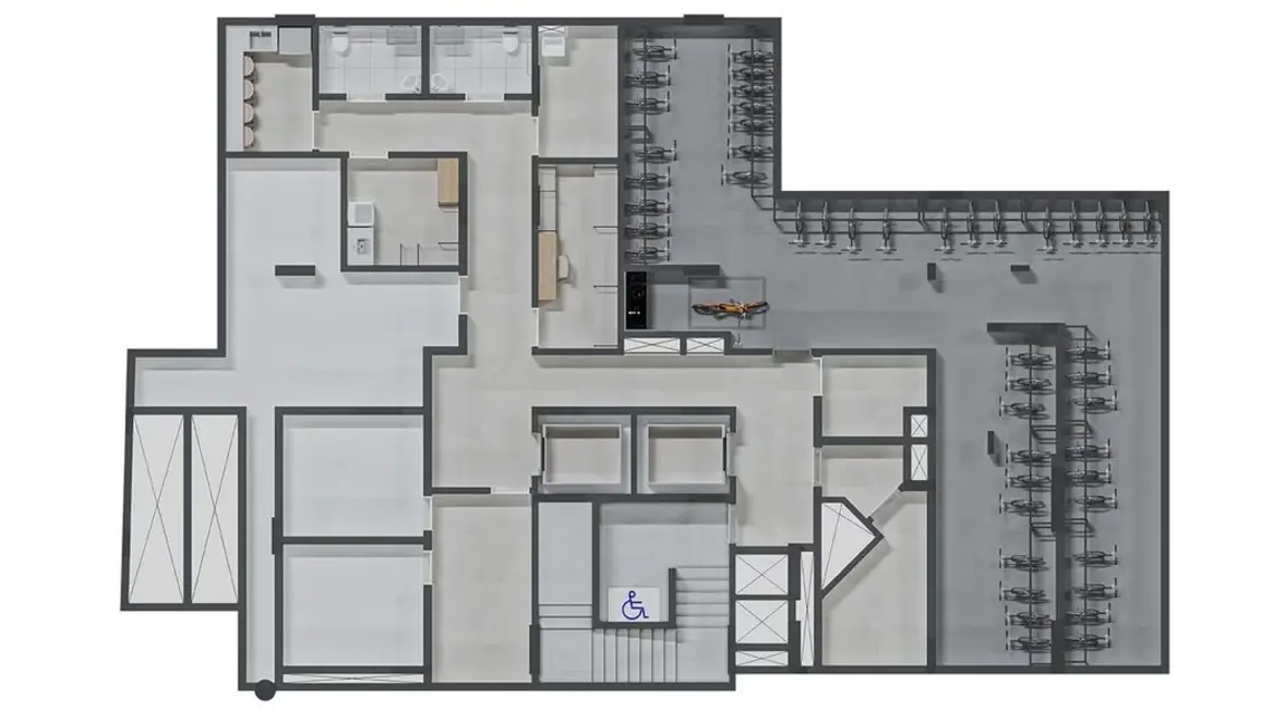 Kitnet com 1 quarto à venda, 34m2 em Consolação, São Paulo - SP - imagem 8 Foto 8 de Kitnet com 1 quarto à venda, 34m2 em Consolação, São Paulo - SP
