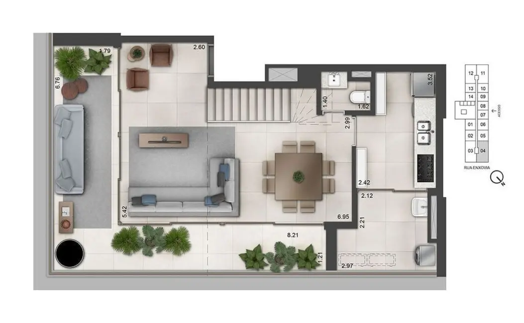 Apartamento com 2 quartos à venda, 262m2 em Chácara Santo Antônio (Zona Sul), São Paulo - SP - imagem 9 Foto 9 de Apartamento com 2 quartos à venda, 262m2 em Chácara Santo Antônio (Zona Sul), São Paulo - SP