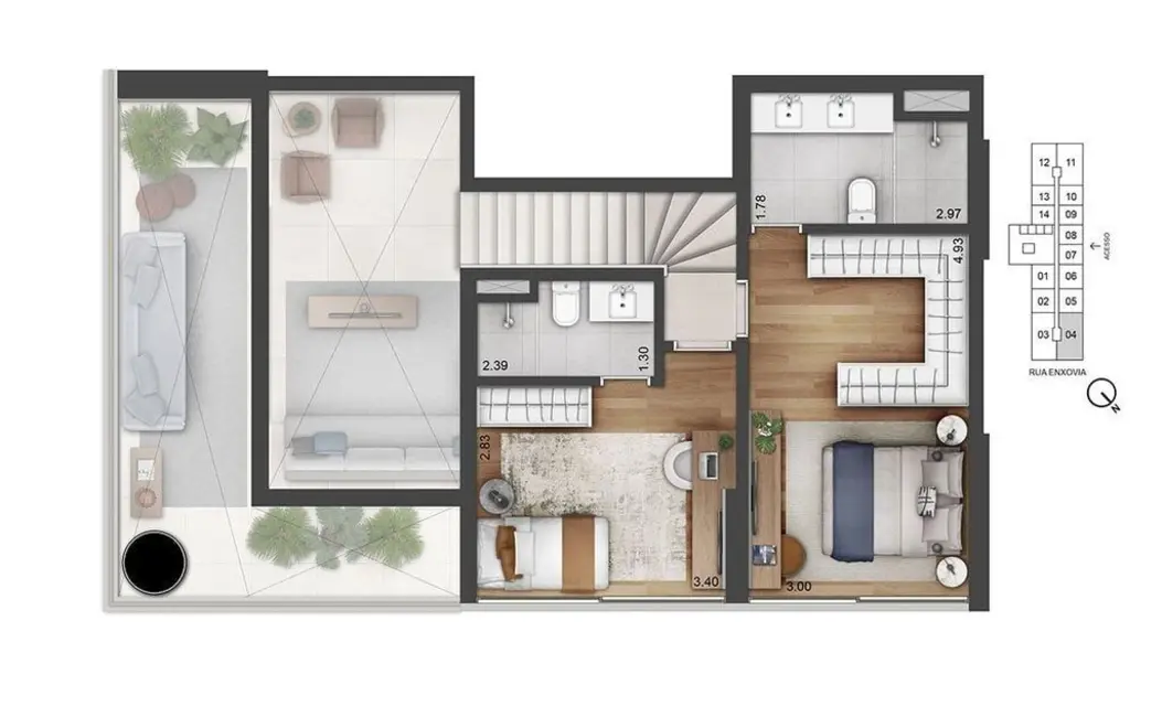 Apartamento com 2 quartos à venda, 262m2 em Chácara Santo Antônio (Zona Sul), São Paulo - SP - imagem 5 Foto 5 de Apartamento com 2 quartos à venda, 262m2 em Chácara Santo Antônio (Zona Sul), São Paulo - SP