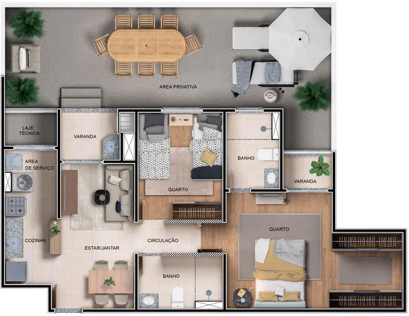 Foto 5 de Apartamento com 2 quartos à venda, 62m2 em Vila Augusta, Guarulhos - SP