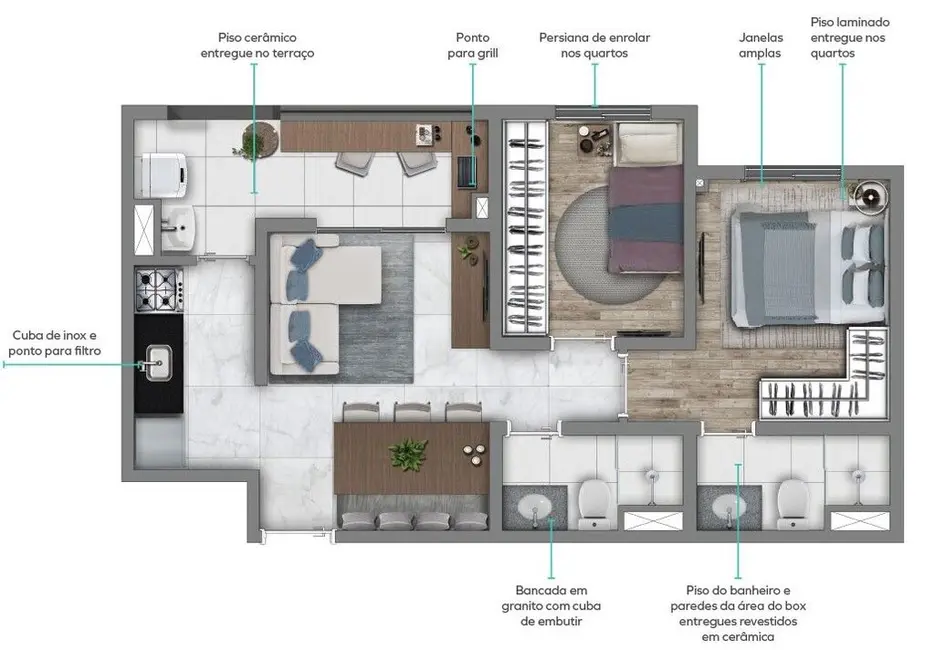Foto 1 de Apartamento com 2 quartos à venda, 70m2 em Santana, São Paulo - SP
