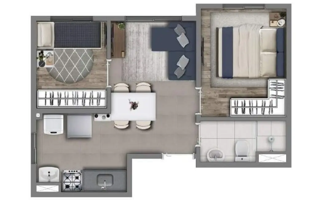 Foto 5 de Apartamento com 2 quartos à venda, 33m2 em Pirituba, São Paulo - SP