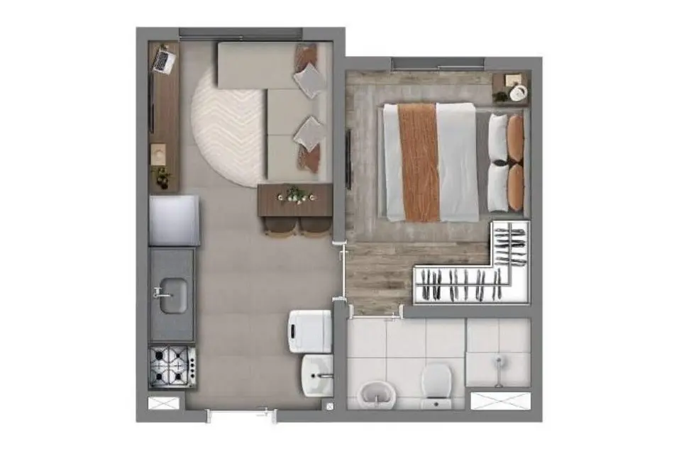 Foto 6 de Apartamento com 2 quartos à venda, 33m2 em Pirituba, São Paulo - SP