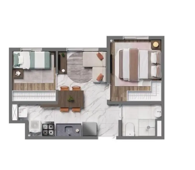 Foto 4 de Apartamento com 1 quarto à venda, 24m2 em São Paulo - SP