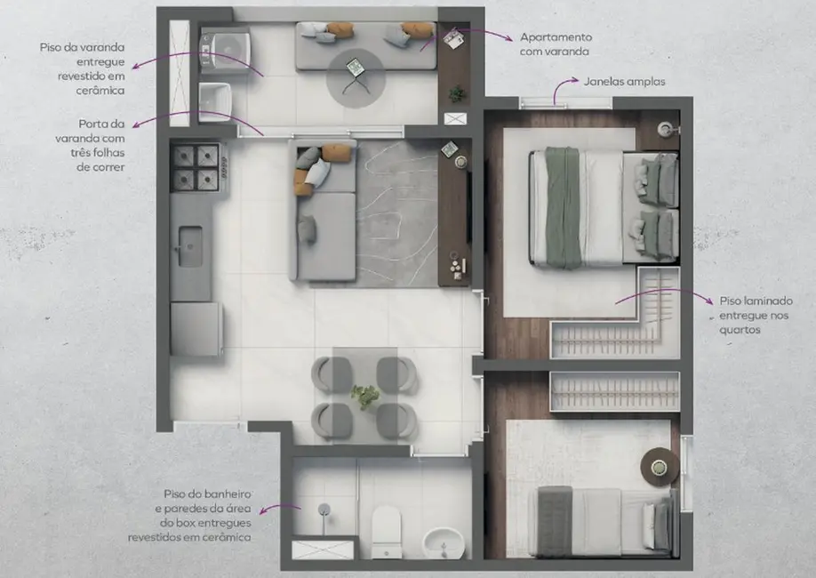 Apartamento com 2 quartos à venda, 38m2 em Jardim São Luís, São Paulo - SP - imagem 7 Foto 7 de Apartamento com 2 quartos à venda, 38m2 em Jardim São Luís, São Paulo - SP