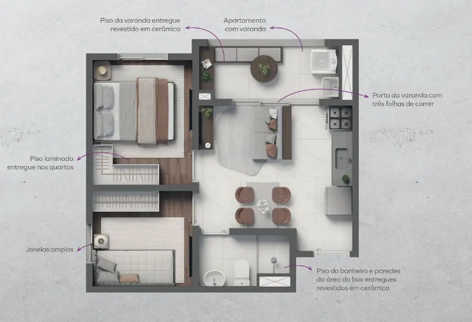 Apartamento com 2 quartos à venda, 38m2 em Jardim São Luís, São Paulo - SP - imagem 5 Foto 5 de Apartamento com 2 quartos à venda, 38m2 em Jardim São Luís, São Paulo - SP
