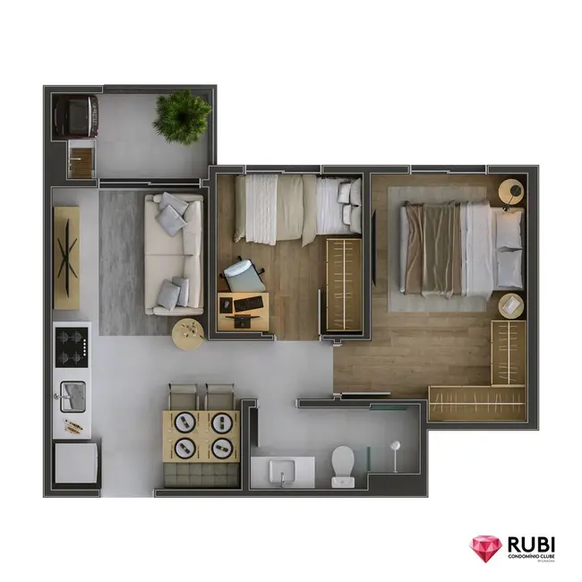 Foto 1 de Apartamento com 2 quartos à venda, 40m2 em Jardim Vila Galvão, Guarulhos - SP