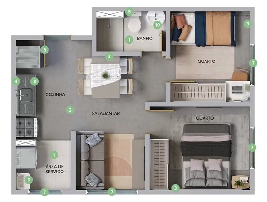 Apartamento com 2 quartos à venda, 33m2 em Vila Carmosina, São Paulo - SP - imagem 1 Foto 1 de Apartamento com 2 quartos à venda, 33m2 em Vila Carmosina, São Paulo - SP
