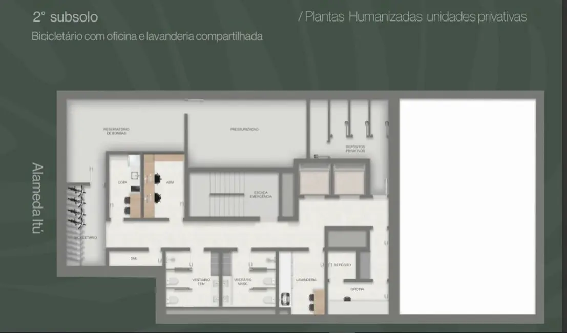 Kitnet com 1 quarto à venda, 30m2 em Jardim Paulista, São Paulo - SP - imagem 3 Foto 3 de Kitnet com 1 quarto à venda, 30m2 em Jardim Paulista, São Paulo - SP