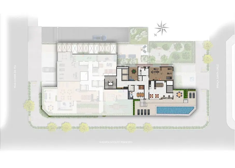 Apartamento com 1 quarto à venda, 34m2 em Alto da Boa Vista, São Paulo - SP - imagem 2 Foto 2 de Apartamento com 1 quarto à venda, 34m2 em Alto da Boa Vista, São Paulo - SP