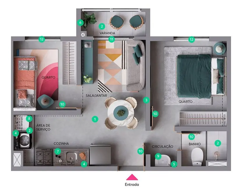 Apartamento com 2 quartos à venda, 32m2 em Limão, São Paulo - SP - imagem 4 Foto 4 de Apartamento com 2 quartos à venda, 32m2 em Limão, São Paulo - SP